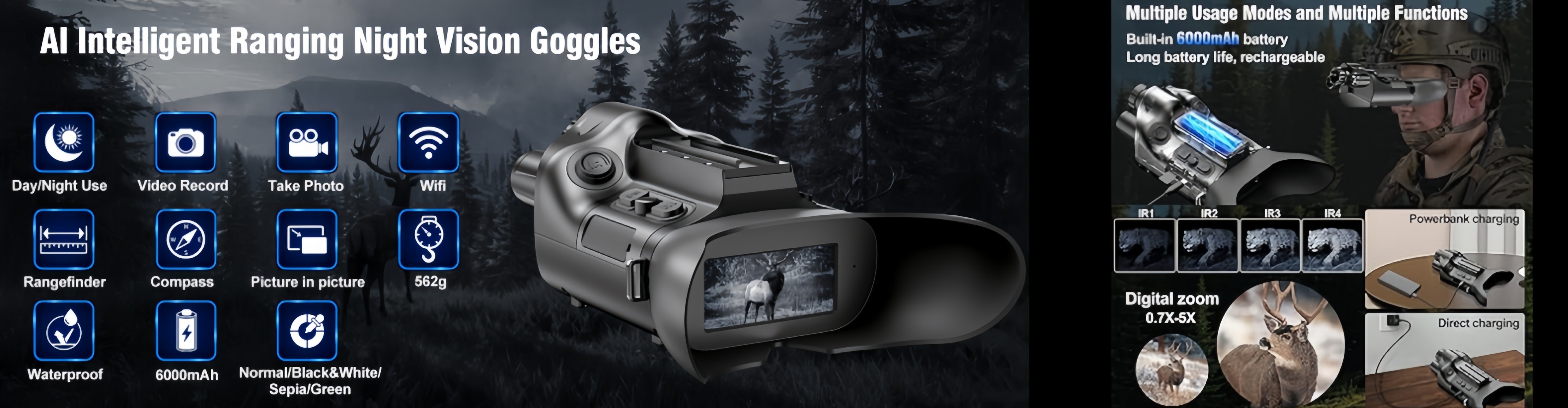 गुणवत्ता Night Vision Goggles फैक्टरी