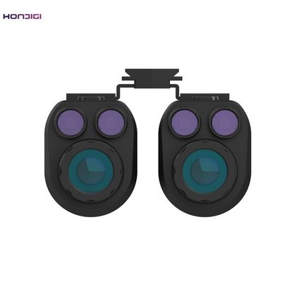 हेलमेट पर लगे 4X डिजिटल ज़ूम 42M फोटो रिज़ॉल्यूशन और वाईफ़ाई कनेक्टिविटी के साथ नाइट विजन गॉगल्स